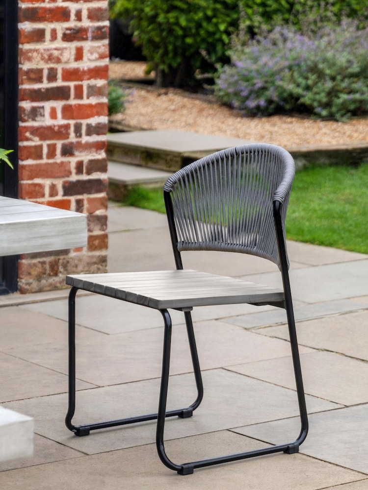 Gallery Home Set of 2 Natural Taranto Garden Dining Chairs - Image 1 of 6