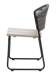 Gallery Home Set of 2 Natural Taranto Garden Dining Chairs - Image 4 of 6