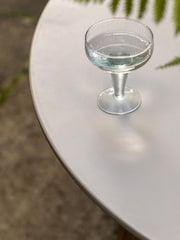 Gallery Home Grey Avena 4 Seater Rattan Round Garden Dining Set - Image 3 of 6