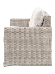 Gallery Home Natural Porto 2 Seater Rattan Garden Storage Sofa - Image 5 of 6