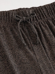 بني - Sparkle Metallic Wide Leg Trousers - صورة 3 من 3