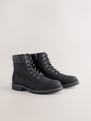 Black Tall Zip-Up Boots - Image 1 of 6