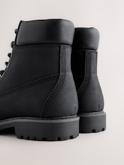 Black Tall Zip-Up Boots - Image 4 of 6