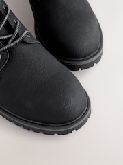 Black Tall Zip-Up Boots - Image 6 of 6