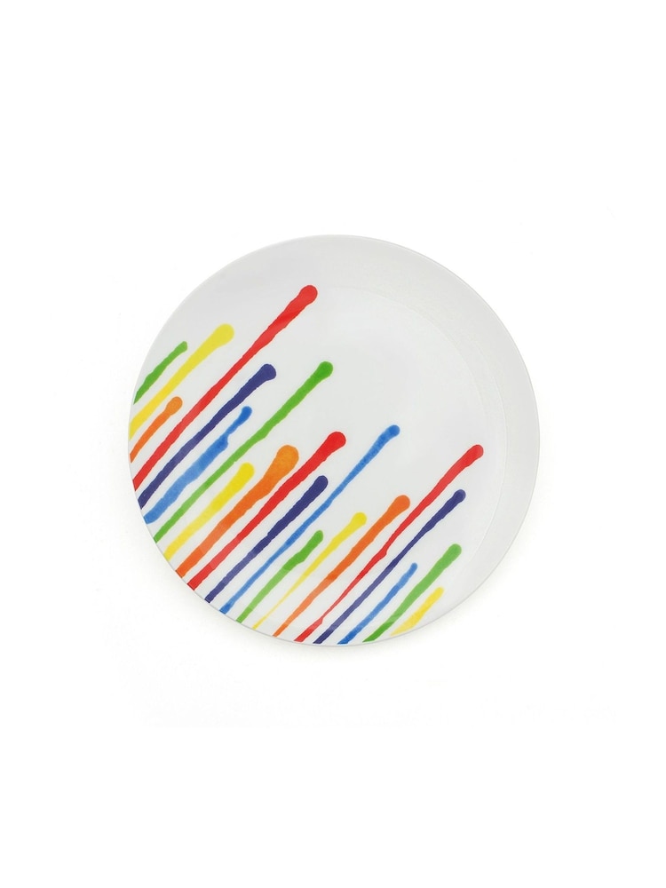 Pure Prue mixed Inky Drips Side Plates Set of 2 - Image 1 of 3