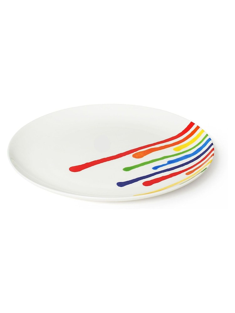 Pure Prue mixed Inky Drips Side Plates Set of 2 - Image 2 of 3