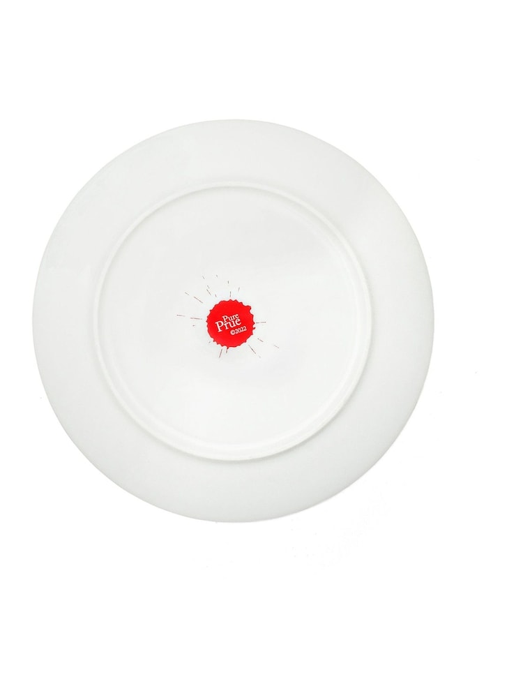 Pure Prue mixed Inky Drips Side Plates Set of 2 - Image 3 of 3