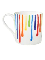 Pure Prue Set of 2 Mixed Inky Drips Mugs - Image 3 of 4