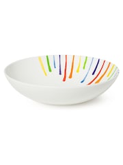 Pure Prue Set of 2 Mixed Inky Drips Supper Bowls Bowls - Image 1 of 3