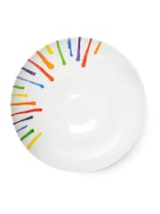 Pure Prue Set of 2 Mixed Inky Drips Supper Bowls Bowls - Image 2 of 3
