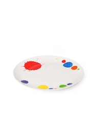 Pure Prue Set of 2 Mixed Inky Splats Dinner Plates Plates - Image 2 of 3