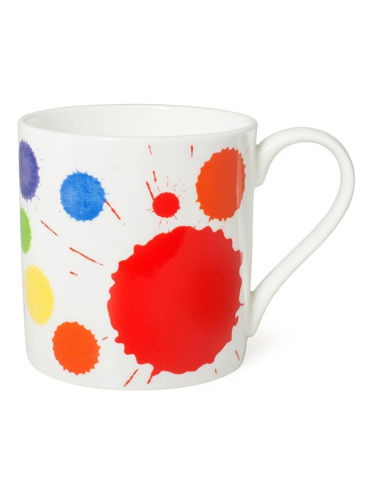 Pure Prue Set of 2 Mixed Inky Splats Mugs - Image 2 of 4 Pure Prue Set of 2 Mixed Inky Splats Mugs - Image 2 of 4