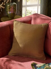 Yellow 50 x 50cm Fan Geo Cushion - Image 2 of 7