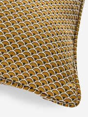 Yellow 50 x 50cm Fan Geo Cushion - Image 7 of 7