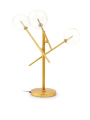 Fifty Five South Gold Abira 3 Bulb Table Lamp - Image 1 of 2