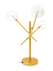 Fifty Five South Gold Abira 3 Bulb Table Lamp - Image 2 of 2