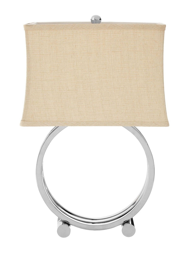Fifty Five South Silver Circlet Table Lamp - Image 1 of 2 Fifty Five South Silver Circlet Table Lamp - Image 1 of 2