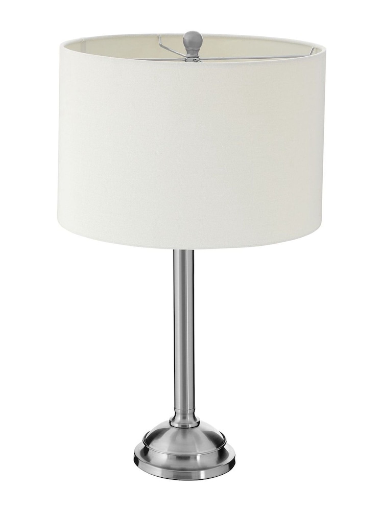 Fifty Five South Silver Portobello Table Lamp - Image 2 of 3