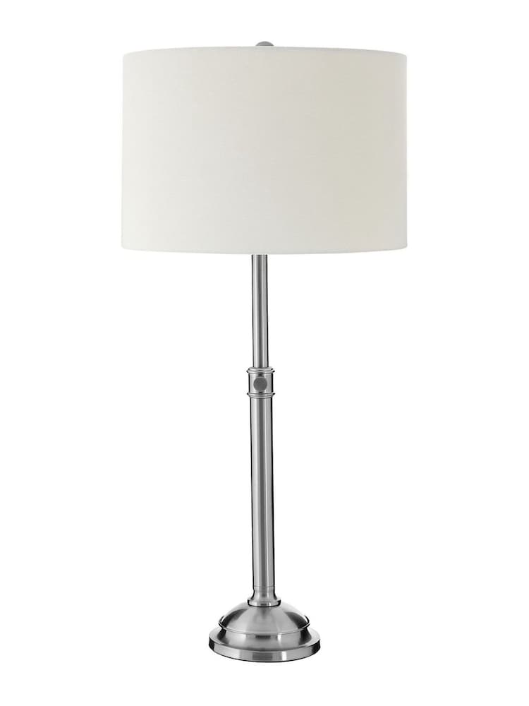 Fifty Five South Silver Portobello Table Lamp - Image 3 of 3