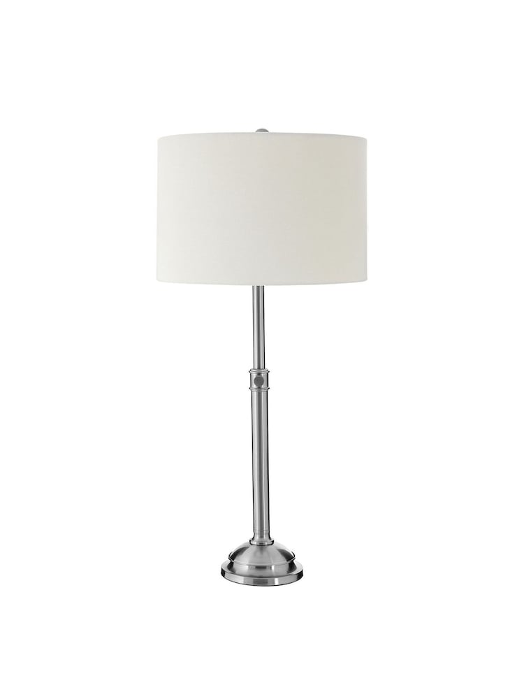 Fifty Five South Silver Portobello Table Lamp - Image 3 of 3 Fifty Five South Silver Portobello Table Lamp - Image 3 of 3