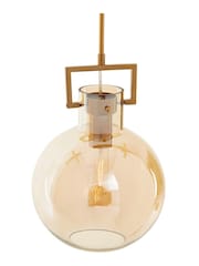 Fifty Five South Gold Trieste Rounded Pendant Ceiling Light - Image 4 of 4