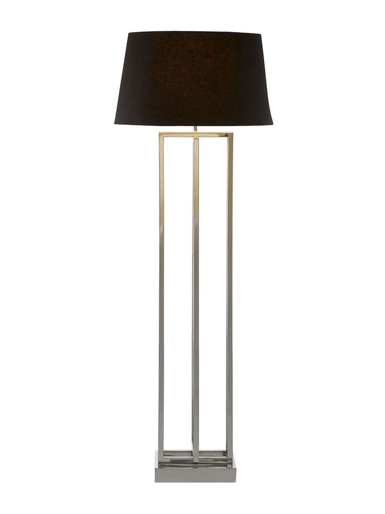 Fifty Five South Nickel Skye Rectangular Floor Lamp - Image 2 of 2