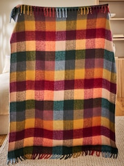 Multi Cosy Check Throw - Image 3 of 5