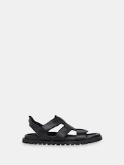 Whistles Black Freya Fisherman Sandals - Image 2 of 4