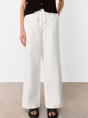 Whistles White Leona Blend Trousers - Image 1 of 5