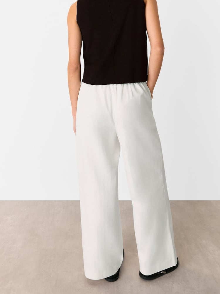 Whistles White Leona Blend Trousers - Image 2 of 5