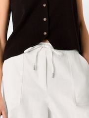 Whistles White Leona Blend Trousers - Image 4 of 5