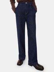 Whistles Blue Seam Detail Jeans - Image 1 of 5