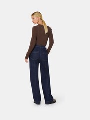 Whistles Blue Seam Detail Jeans - Image 3 of 5
