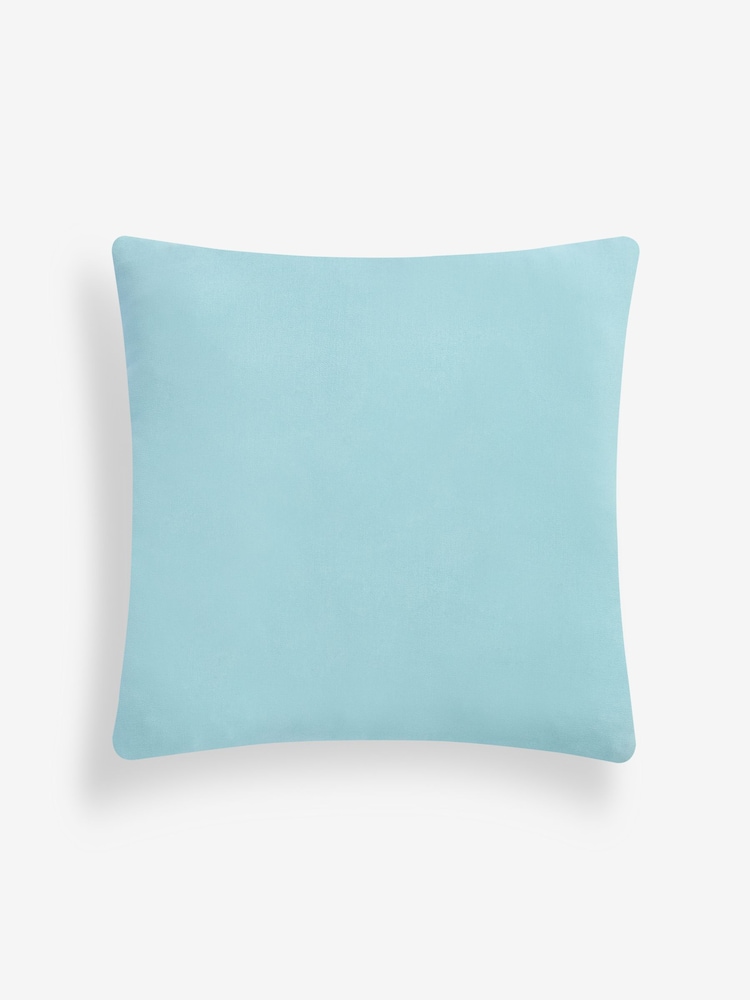 Blue 50 x 50cm Renew Abstract Floral Print Cushion - Image 5 of 5