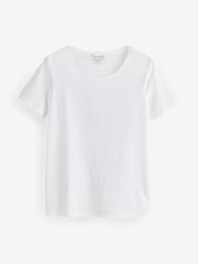 Black/White 100% Cotton Short Sleeves Basic T-Shirt 2 Pack - Image 2 of 3