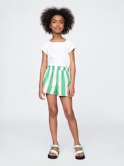 Зеленый - Gap Poplin Easy Shorts (4-13yrs) - Изображение 3 из 5