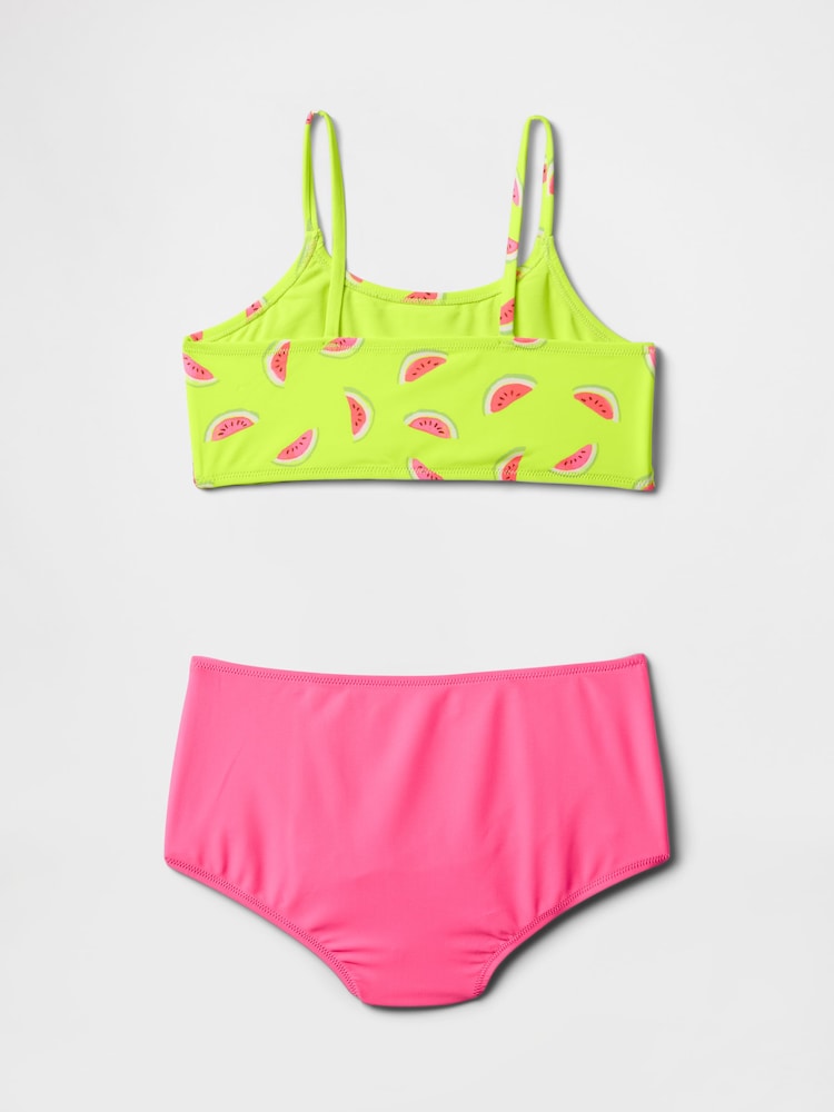 Gap Yellow & Pink Watermelon Two Piece Swimsuit (4-13yrs) - Image 2 of 3 Gap Yellow & Pink Watermelon Two Piece Swimsuit (4-13yrs) - Image 2 of 3
