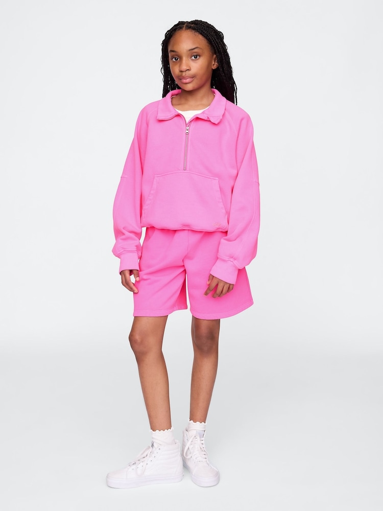 Gap Pink VintageSoft Relaxed Easy Shorts (4-13yrs) - Image 3 of 5