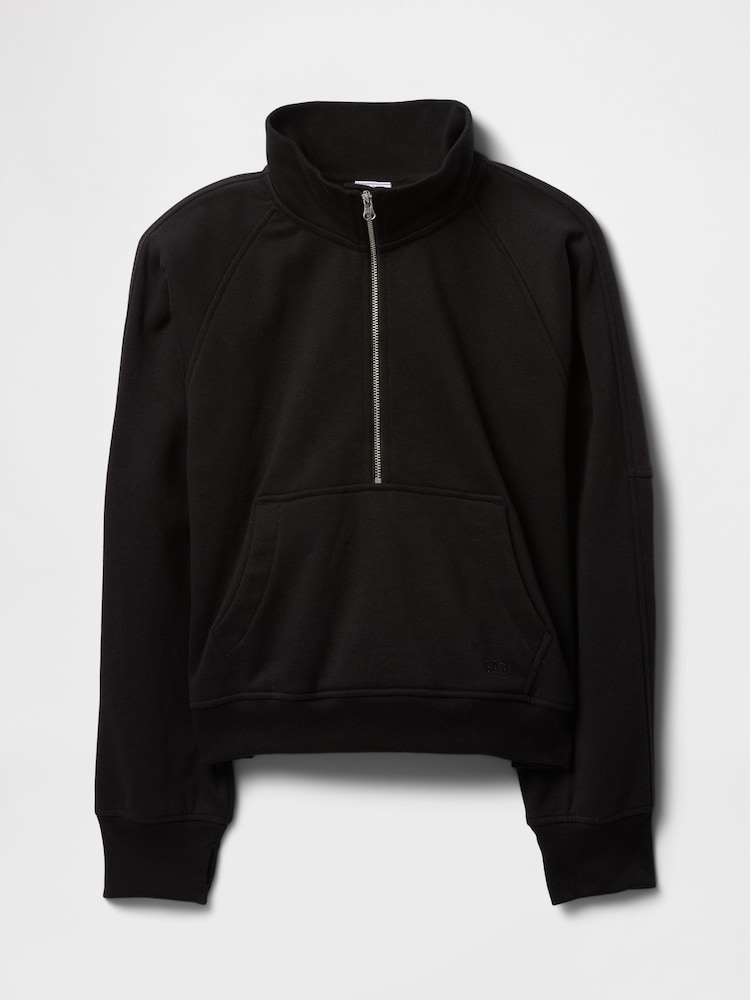 Gap Black Scuba Half-Zip Pullover (4-13yrs) - Image 1 of 1