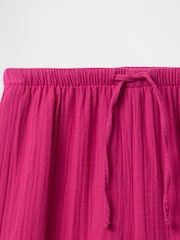 Gap Crinkle Gauze Easy Wide-Leg Trousers (4-13yrs) - Image 3 of 3