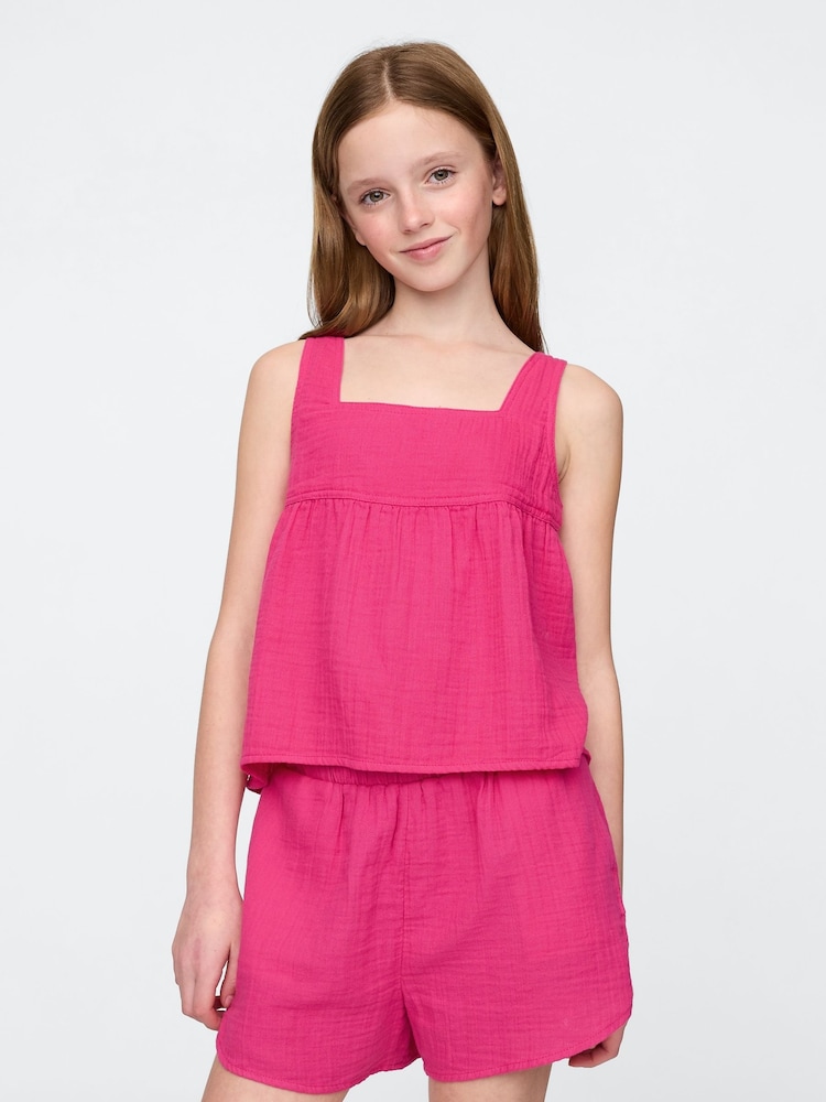 Gap Crinkle Gauze Swing Top (4-13yrs) - Image 1 of 5
