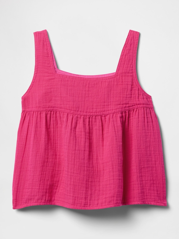 Gap Crinkle Gauze Swing Top (4-13yrs) - Image 4 of 5