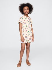 Conjunto de camisa y pantalones cortos de tejido arrugado de Gap (4-13 años) - Imagen 1 de 4