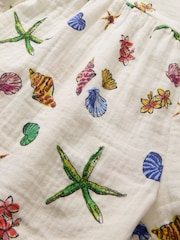 Conjunto de camisa y pantalones cortos de tejido arrugado de Gap (4-13 años) - Imagen 4 de 4