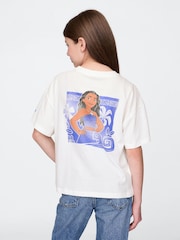 Gap White Disney Moana Graphic T-Shirt (4-13yrs) - Image 2 of 4