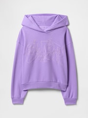 Gap Purple Logo Vintage Fleece-Lined Hoodie (4-13yrs) - Image 4 of 5