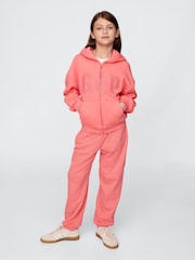 Gap Pink Vintage Soft Logo Zip Hoodie (4-13yrs) - Image 3 of 5
