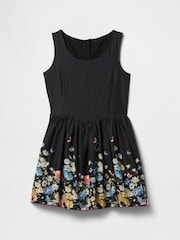 Gap Black Linen-Cotton Floral Dress (4-13yrs). - Image 3 of 4