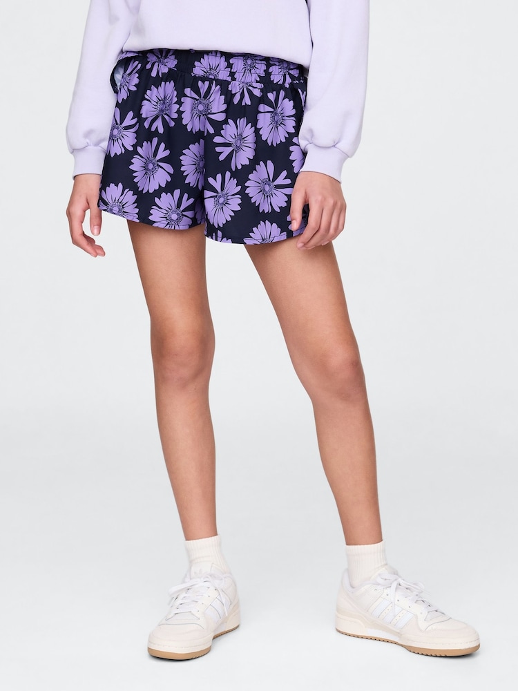 Gap Purple Floral Flutter Shorts (4-13yrs) - Image 1 of 5