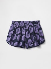 Gap Purple Floral Flutter Shorts (4-13yrs) - Image 4 of 5